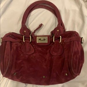 Cute versatile burgundy purse